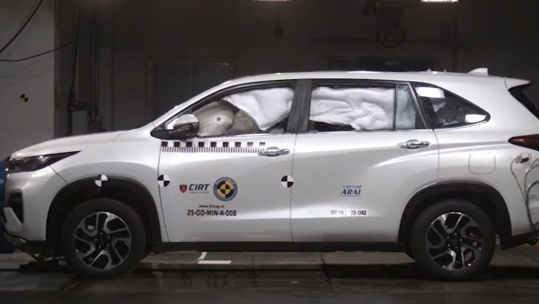 Maruti Suzuki Invicto Bharat NCAP Crash Test