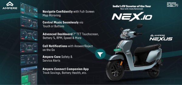ampere nexus electric scooter
