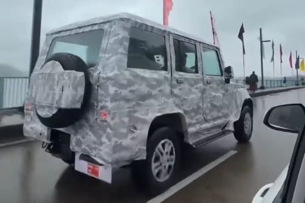 new mahindra bolero spotted