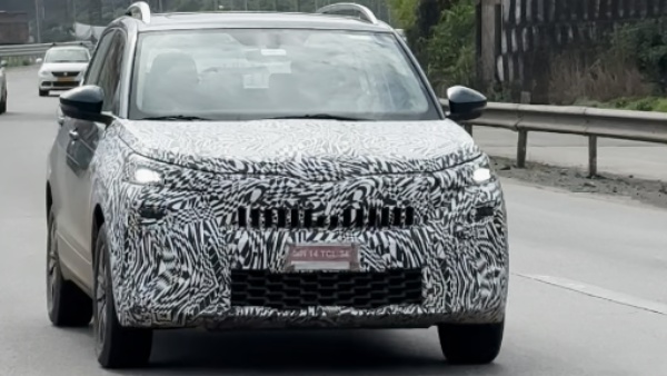 skoda kushaq facelift spotted while testing