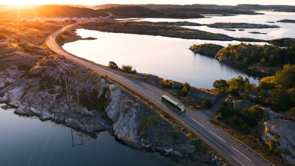 volvo bzr electric bus chasis