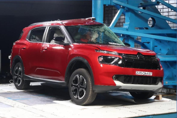 citroen aircross at bharat ncap crash test