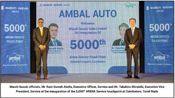 5000th maruti suzuki arena service centre