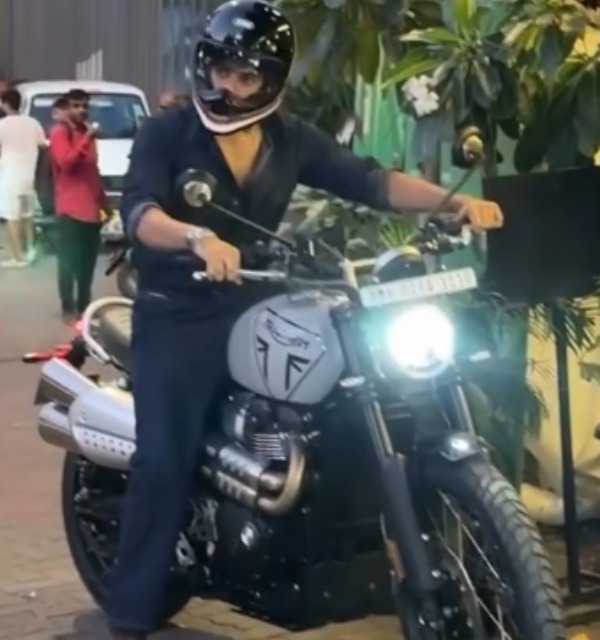 bollywood actor ishaan khatter s new triumph scrambler 1200 x