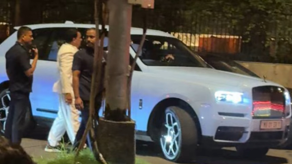 mukesh ambani family spotted with ultra luxury cars