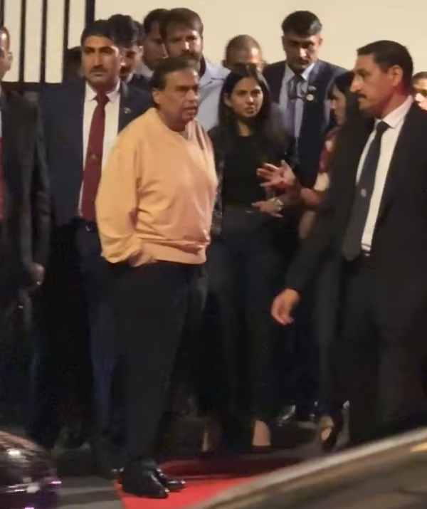 mukesh ambani family spotted with ultra luxury cars