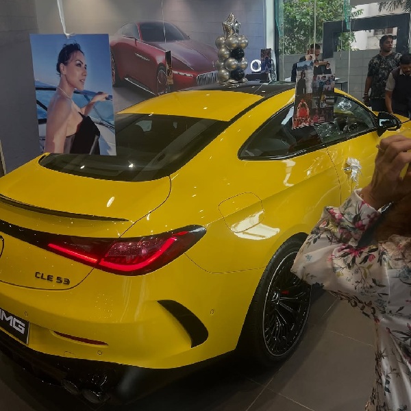 actress nia sharma buys mercedes-amg cle53