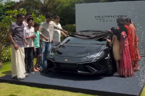 kalyan silks bought lamborghini huracan
