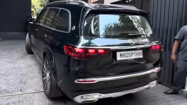 bollywood actor farhan akhtar spotted with mercedes-maybach gls600