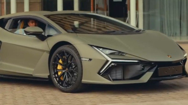 kerala entrepreneur takes lamborghini revuelto car delivery