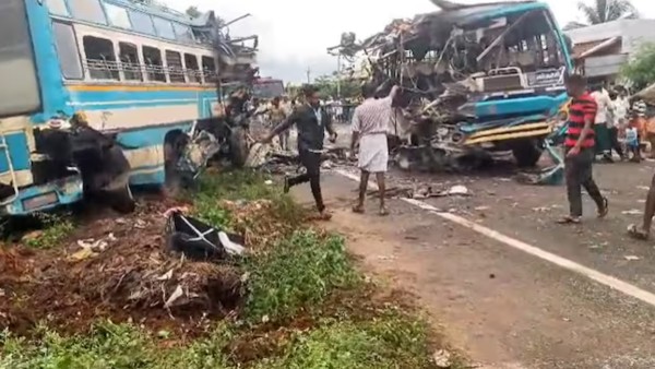 Tenkasi Private Bus Accident