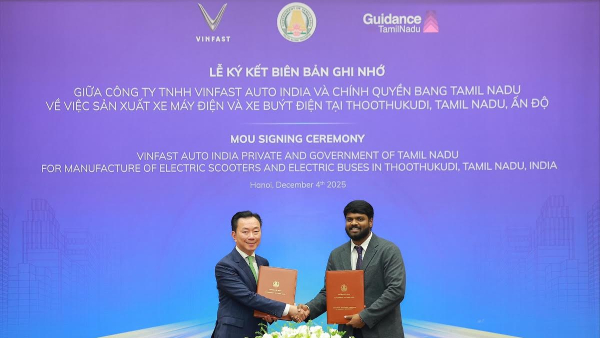 vinfast announces expansion of tamil nadu thoothukudi facility