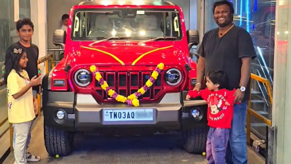 director mohan g buys brand-new mahindra thar roxx