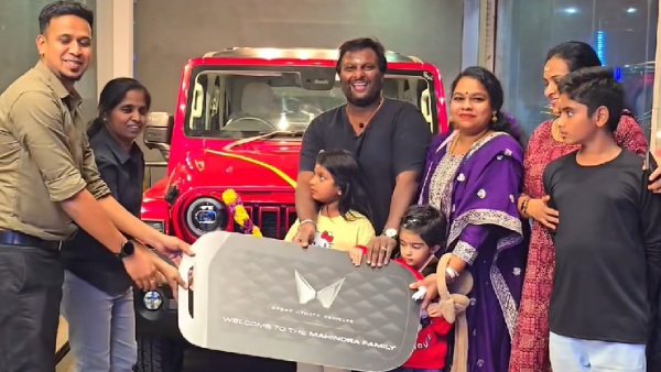 director mohan g buys brand-new mahindra thar roxx