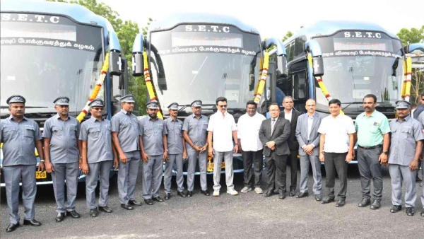 volvo 9600 15-metre luxury buses for tamilnadu setc