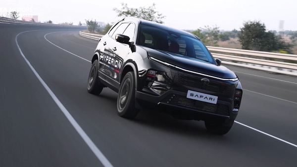 tata harrier and safari petrol cars tested at indore natrax tracks