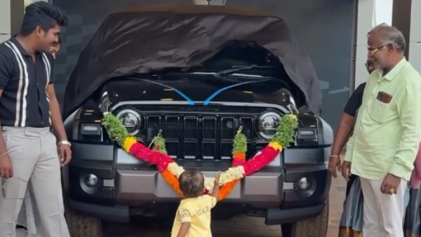 rajpriyan bought mahindra thar roxx
