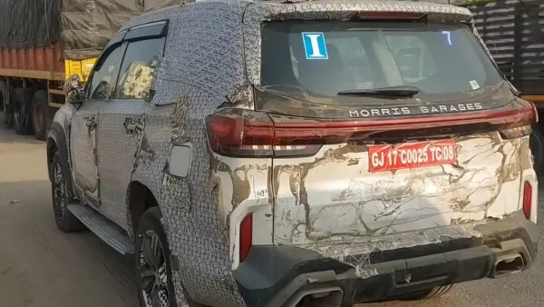 mg majestor suv car spy images