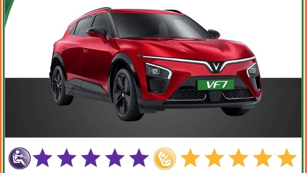 vinfast vf7 received 5-star rating