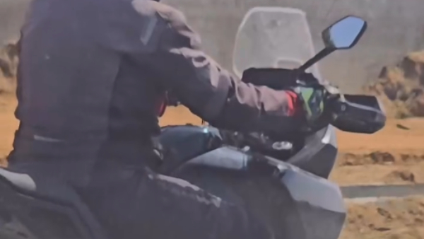 tvs norton atlas 585 adventure bike spotted