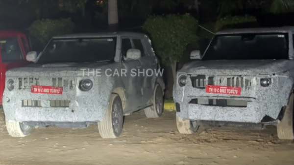 mahindra scorpio-n facelift spotted