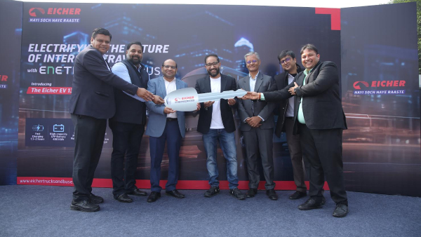 eicher electric intercity sleeper bus for enetra ev