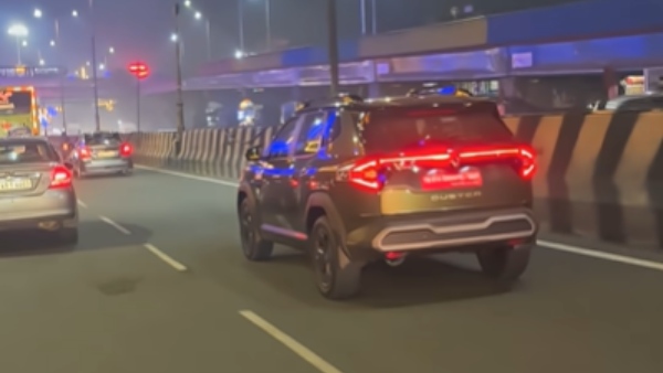 new renault duster suv car spotted near chennai