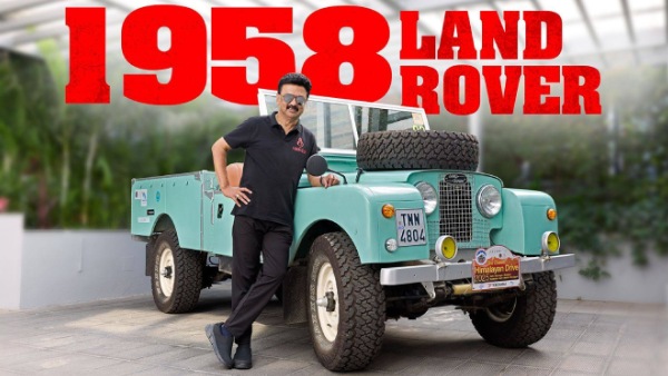 tamilnadu cm mk stalin poses with 1958 series-1 land rover
