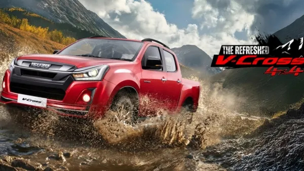2026 isuzu d-max v-cross pick-up truck launched