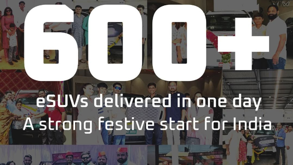 Mahindra Delivers Over 600 Electric Cars In One Day Mahindra Delivers Over 600 Electric Cars In One Day