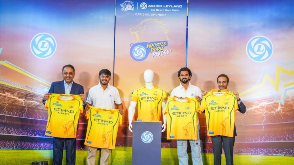 ashok leyland sponsor with chennai super kings ashok leyland sponsor with chennai super kings