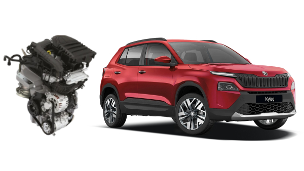 Skoda Kylaq with Engine