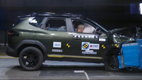 New-gen Renault Duster Bharat NCAP Crash Test