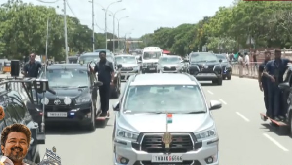 chief minister joseph vijay convoy