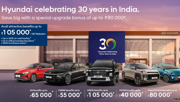 hyundai announced anniversary special benefits