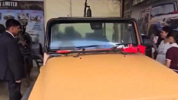 Mahindra Thar ROXX Based ATV Front View