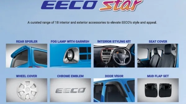 maruti suzuki eeco star edition accessories package