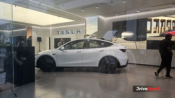 tesla model y electric car price reduced