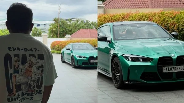 malayalam actor soubin shahir owned used bmw m4 competition performance