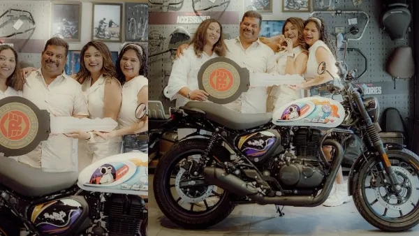 malayalam bigg boss fame bought royal enfield hunter 350