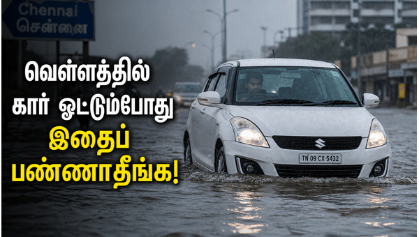 Driving in flood water Driving in flood water