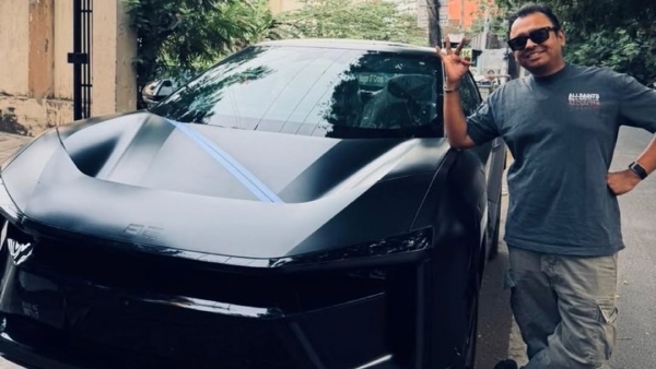 karuppu movie team members gifted by mahindra be 6 batman edition