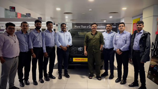 malayalam actor baiju santhosh bought brand-new toyota innova hycross suv