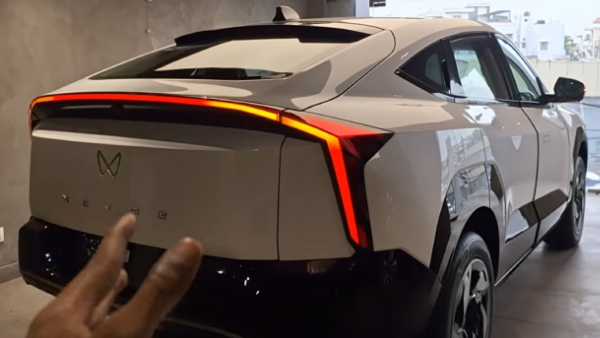 mahindra xev 9e base pack one at dealership showrooms