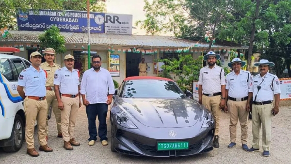 electric car owner arrested