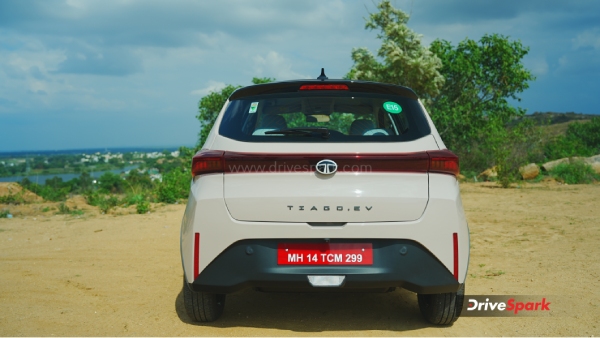 Tata Tiago EV Backside Tata Tiago EV Backside