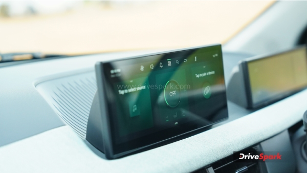 Tata Tiago EV digital cluster Tata Tiago EV digital cluster