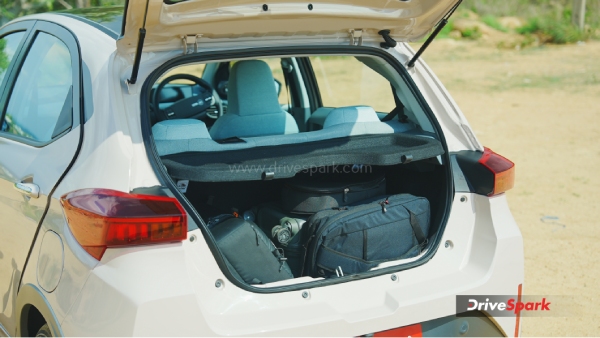 Tata Tiago EV boot Tata Tiago EV boot