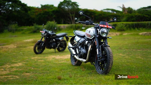 Triumph Tracker 400 White