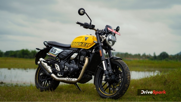 Triumph Tracker 400 Yellow